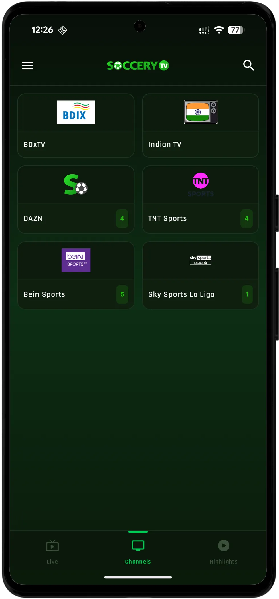 Fútbol Libre TV captura